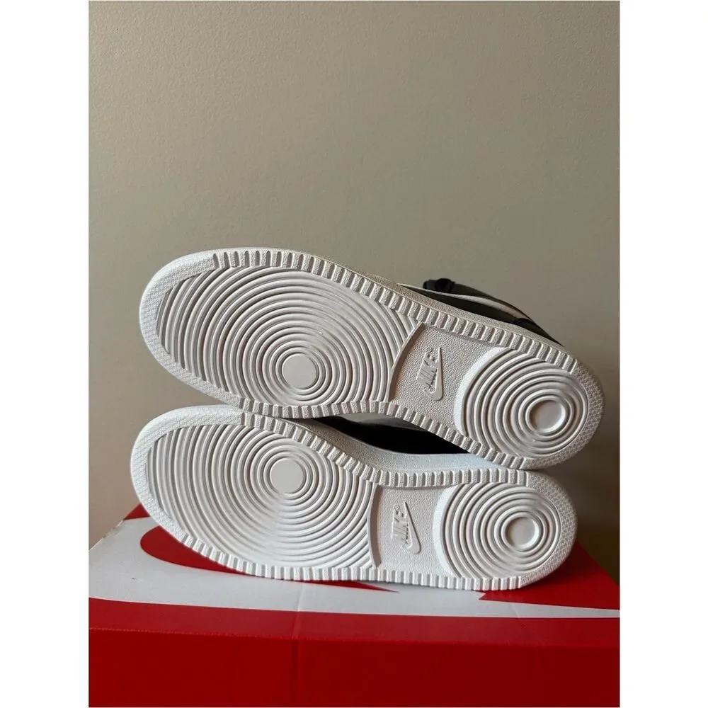 Nike Ebernon Mid Black White AQ1773-002 Men’s Size 9.5